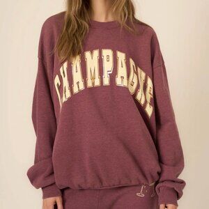 Champagne Foil Sweatshirt